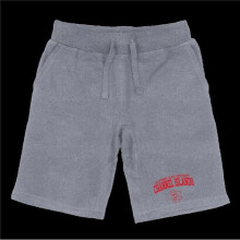 W Republic 570-204-HGY-01 California State University, San Marcos Channel Islands Dolphin Seal Shorts, Heather Grey - Small