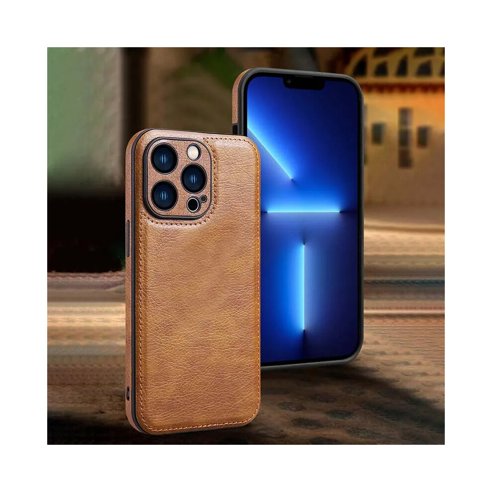 (, For Iphone14 (6.1")) Leather Phone Case For Iphone 15 14 13 12 11 Camera Protection Purple 9012953496459