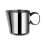 Alessi Chauffe-lait Alessi edo en acier marron 1