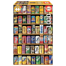 Puzzle miniature Educa 14835 Bo   tes de conserve une couleur