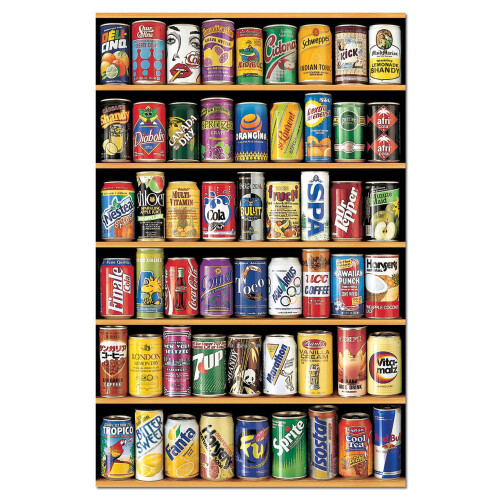 Puzzle miniature Educa 14835 Bo   tes de conserve une couleur 2