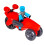 Stikbot Megabots - Rouge (Turbo Cycle) Figurines d'Action Poseables 1