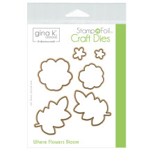Gina K. Designuri pentru Therm O Web Stampnfoil Craft moare unde nflore?te florile