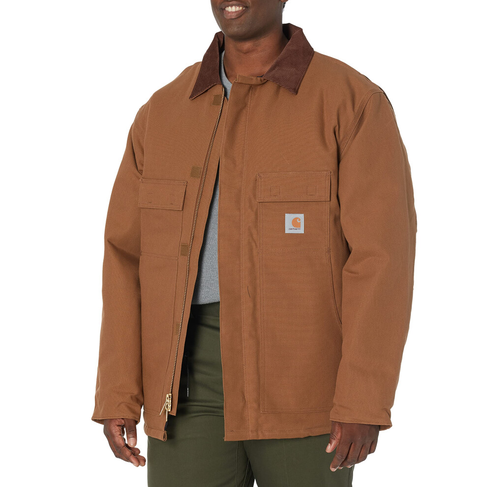 Carhartt mens Loose Fit Firm Duck Insulated Traditional Coat work util