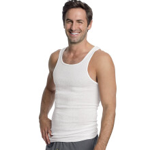 Hanes Herr 3-Pack A-Shirt, Vit, Medium
