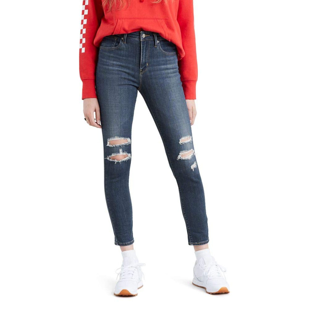 Levi's Women's 721 High Rise Skinny Ankle Jeans Pants  -carbon waters  27 US 4