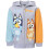 Bluey Sudadera con capucha gris Bluey Bingo para niños 6 1