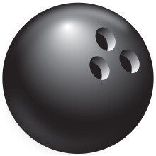 Ritaglio Della Palla Da Bowling