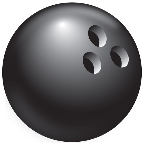 Ritaglio Della Palla Da Bowling