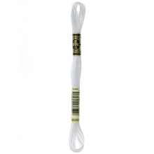 DMC 117-B5200 Baumwollgarn zum Sticken, 6 Strnge, Schneewei, 8,7 Yard