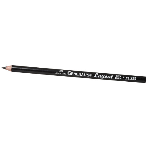 Generals Mini Drawing Kit - Σετ 5, περιλαμβάνει 3 μολύβια, μολύβι σχεδίασης, και γόμα, Μαύρο - 525BP 1
