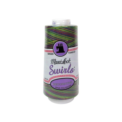 American & Efird Maxi-Lock Swirls thread Multicolour