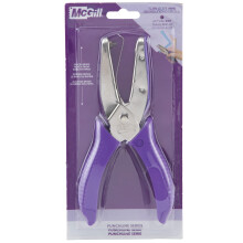 McGill 2"" Reach Punchline Hole Punch  1/8 Inch Round  Chrome/Purple (