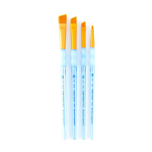 Royal Brush  4Pc Golden Taklon Angular Brush Set