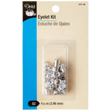 Dritz 63765 sen-Set mit Werkzeug, Nickel, 5/32 Zoll, 25 Stck
