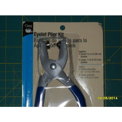 Pinza per occhielli Dritz per occhielli da 5/32"" e 1/4"" Turchese 1