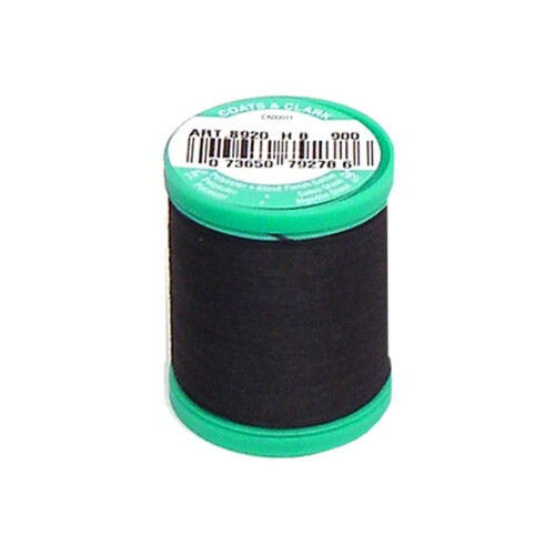 Dual Duty Plus Knopfgarn 50yds  Schwarz