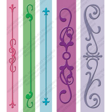 Cuttlebug Prgeordner-Rand-Set, 5er-Pack, Iron Works