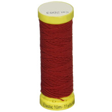 Hilo el   stico Gutermann de 11 yardas, color rojo