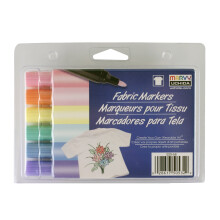Uchida Marvy Bold Point Tip Pastell Stoffmarker-Set Knstlerbedarf Farben