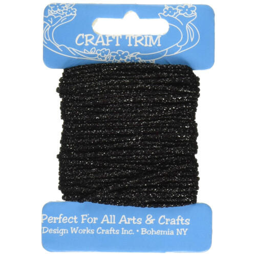 Carte de design Craft Crafts Glitter Black Fire