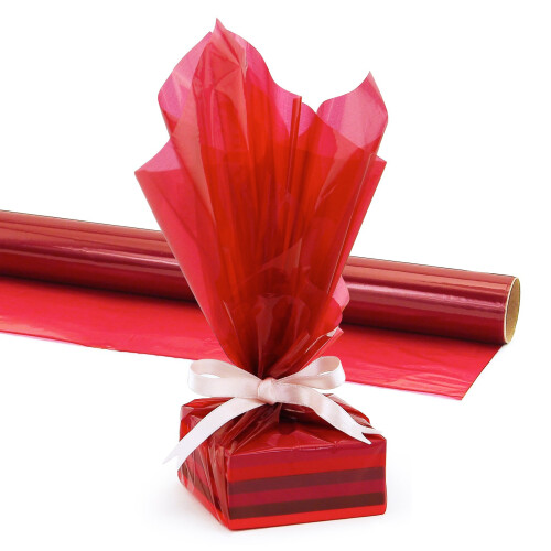 CELLO WRAP ROLL RED 2