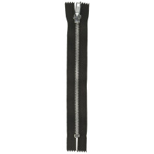 Coats και Clark F24A22-002 Μεταλλικό Αλουμίνιο Κλειστός Ζipper, 22", Μαύρο