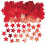 Amscan Confetti Decors Items  5 oz  Red 2