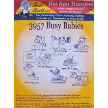 Tante Martha's Hot Iron Transfers 3957 Busy Babies