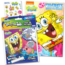 Spongebob Squarepants Coloring Book Set with Coloring Book Imagine Ink Mess-Free Coloring Book and Stickers