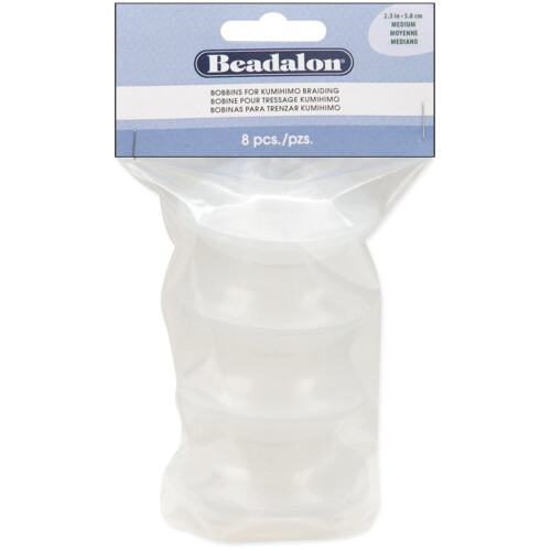 Beadalon Kumihimo Bobbins 8/Pkg 2,5""""