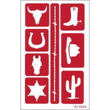 Armour Products 21-1633 Etch Over N Over Schablone Western
