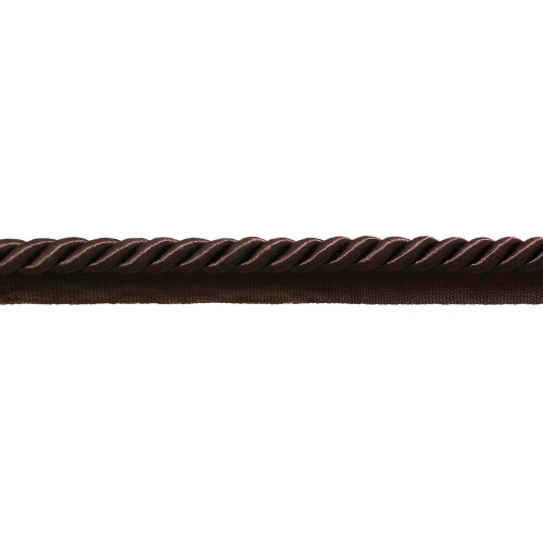 DÉCOPRO Μεγάλο Καφέ Κορδόνι 3/8 ίντσας με Ράψιμο (Mocha), Πωλείται ανά Μετρητή, Στυλ# 0038S