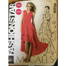 McCall Patterns M6698 Misses'/Miss Petite Dress Sewing Template Size D5 (12-14-16-18-20)