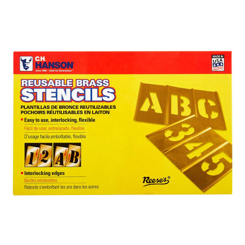 CH Hanson 10015 5 """" Numbers stencil sæt 15 pc