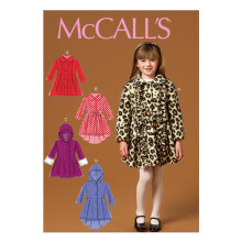 McCall's Patterns M7013 Lasten/tytt   jen takit ja vy    CDD (2-3-4-5)