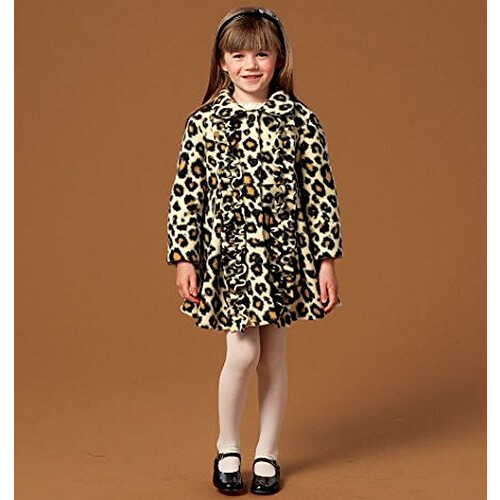 McCall's Patterns M7013 Παλτό και Ζώνη για Κορίτσια, CDD (2-3-4-5) 2