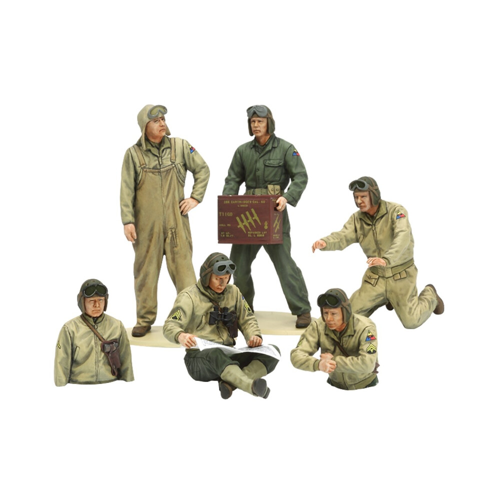 Tamiya Models U.s. Tank Crew Set (European Theatre)
