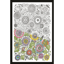 Proiectare Works-Zenbroidery Broderie ?tampilata 10 """" X16 """" mare floral
