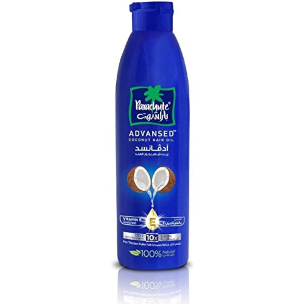Parachute Advansed Coconut Hair Oil with Vitamin E 300mL | Nourishing & Repairing Hair Oil for Dry, Damaged Hair | Hair Growth & Scalp Care