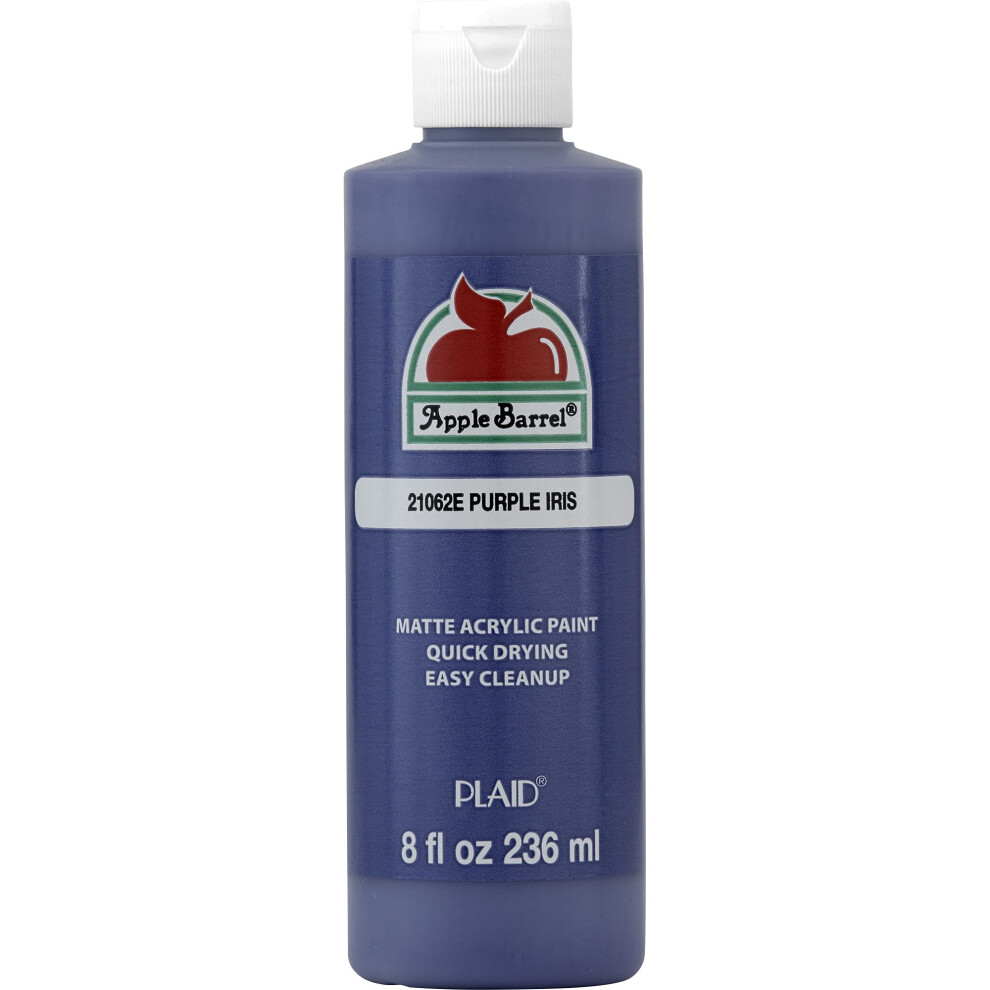 Apple Barrel Acrylic Paint 8 Once 21062E Purple Iris 8 Fl Oz Confezione Da 1-image