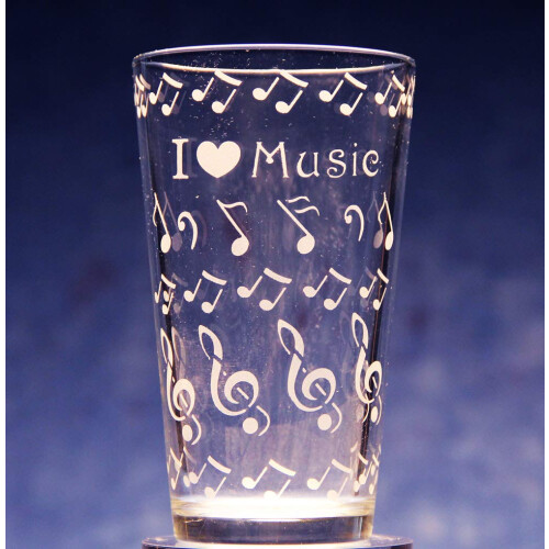 Rustning n over stencil musiknoter 1
