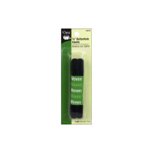 El   stico tejido para ojales Dritz 9347B, color negro, 5/8 pulgadas por 1 yarda