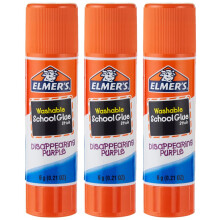 Elmer's E520 .21 oz cola de cola escolar de oz bast es 3 contagem