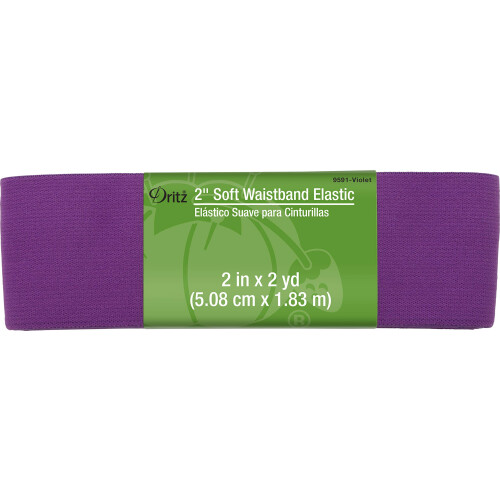 Dritz 2"""" Weicher Bund Elastisch Violett