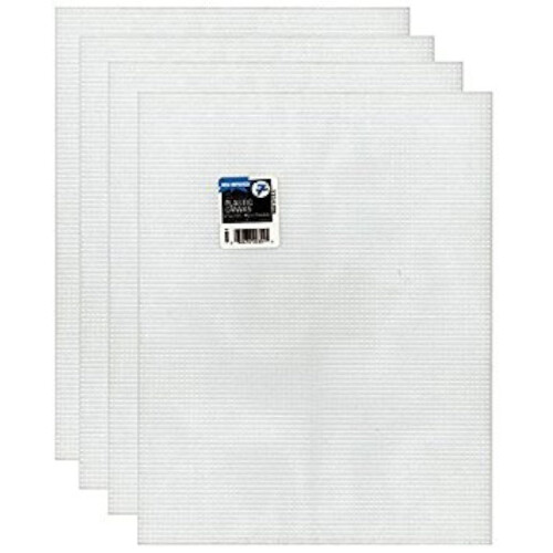 4-Pack Darice Διαφανές Πλαστικό Καμβάς - 10.5 x 13.5