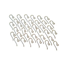 Perechers Silver Niobium Niobium Fire fara nichel pentru urechi sensibile9