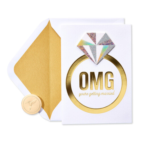 Papyrus Engagement Card (Epic Party) 1