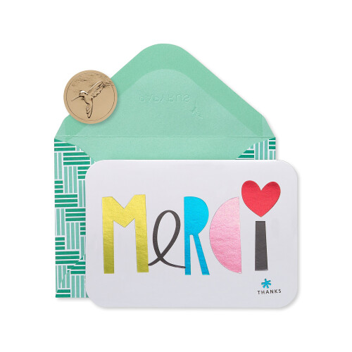 Biglietti di ringraziamento Papyrus con buste Merci (14 pezzi)