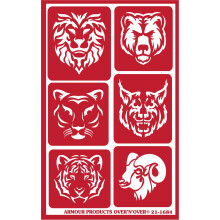 Armour Products Glass Etching Stencil brown